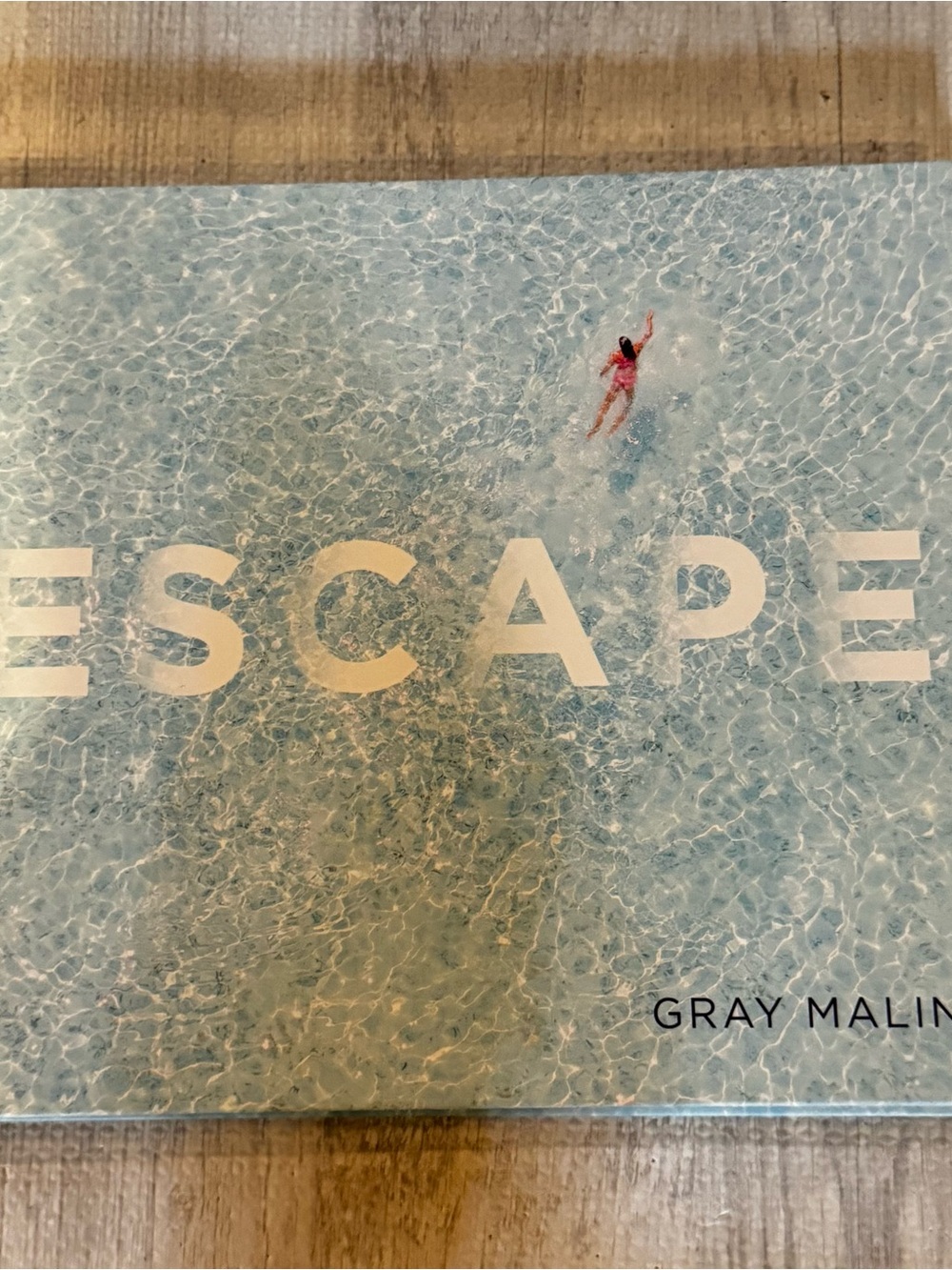 Gray Malin ESCAPE Book — Blue Cover with Pink Swimmer